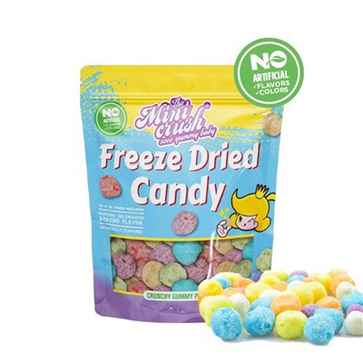 Bocadillos crujientes liofilizados (color natural)