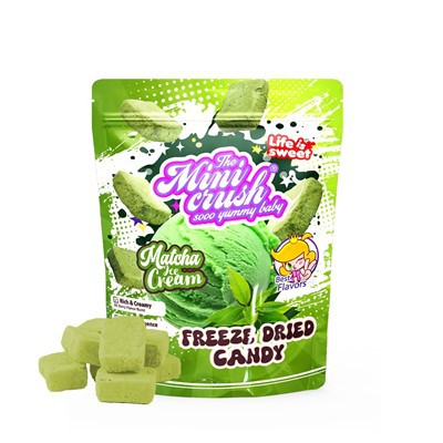 Helado de Matcha liofilizado-